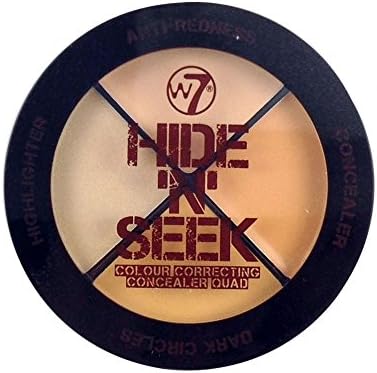 W7 Hide ‘N’ Seek Quad Colour Correcting Concealer -Natural