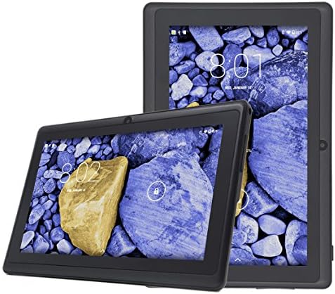 FunnPab 7 Inch Quad Core A33 Android 4.4.2 Bluetooth WiFi 1024X600 Dual Camera 8GB Tablet PC (Black)