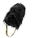British Queen's Royal Guard English Bearskin Uniform Costume Hat w/ Chin Strap