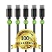 Micro USB Cable, THUSTAR 5-Pack Premium Micro USB Cable High Speed USB 2.0 A Male to Micro B Sync and Charging Cables for Samsung, HTC, Motorola, Nokia, Android, and More
