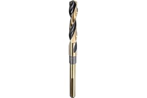 HARFINGTON Twist Drill Bit 33/64" Dia High-Speed Steel 4341 Metric Drill Bits 5.9" Overall Length with Black & Gold Oxide Coa