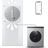 ECOVACS WINBOT W3 Omni Robot Window Cleaner with Auto-Clean &amp; Multi-Functional Station, Win-SLAM 5.0 Smart Navigation, Intelligent Cleaning with Triple Spray System, 12-Level Protection