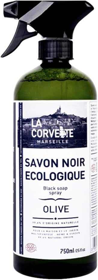 La Corvette Ecocert Olive Liquid Black Soap Spray 750 ml, 750 ml (Pack of 1)