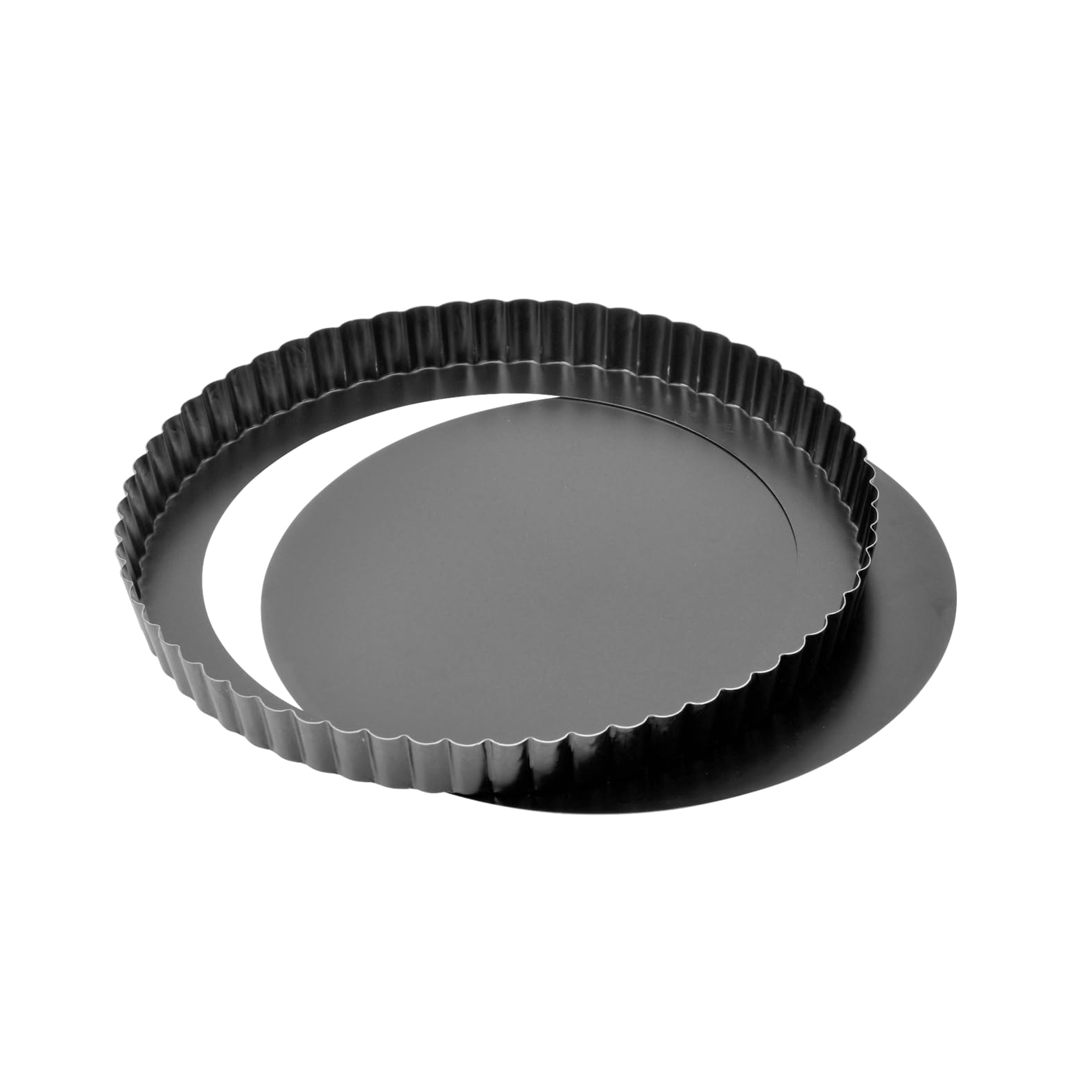 KAISER Quiche Pan with Removable Base Ø 28 cm Delicious Good Non-Stick Coating Can Press Out Removable Base Even Browning Through Optimal Heat Conduction