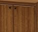 South Shore Small 2-Door Storage Cabinet with Adjustable Shelf, Morgan Cherry