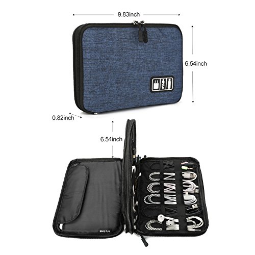 Electronics Organizer, Jelly Comb Electronic Accessories Cable