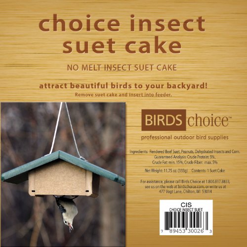 Birds Choice Insect Suet Cake 11.75 oz.