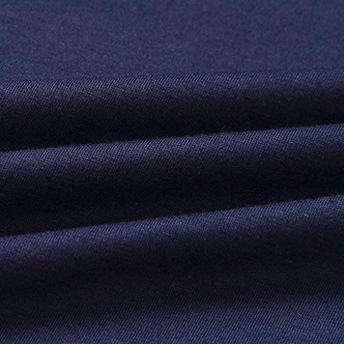 Fheaven Women's Off-Shoulder Jumpsuits Playsuit Short Sleeve Rompers Long Pants with Pocket (XL, Navy)