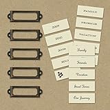 K&Company K137820 Eco-Modern Metal Art Label Holders & Labels