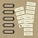 K&Company K137820 Eco-Modern Metal Art Label Holders & Labels