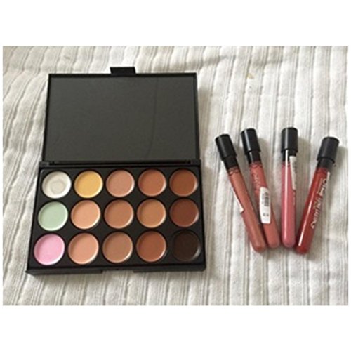 Correcting Concealer Cream BB Cream 15 Colors Makeup Face Foundation Trimming Cover Dark Circles Freckles Acne Camouflage Palette (C)