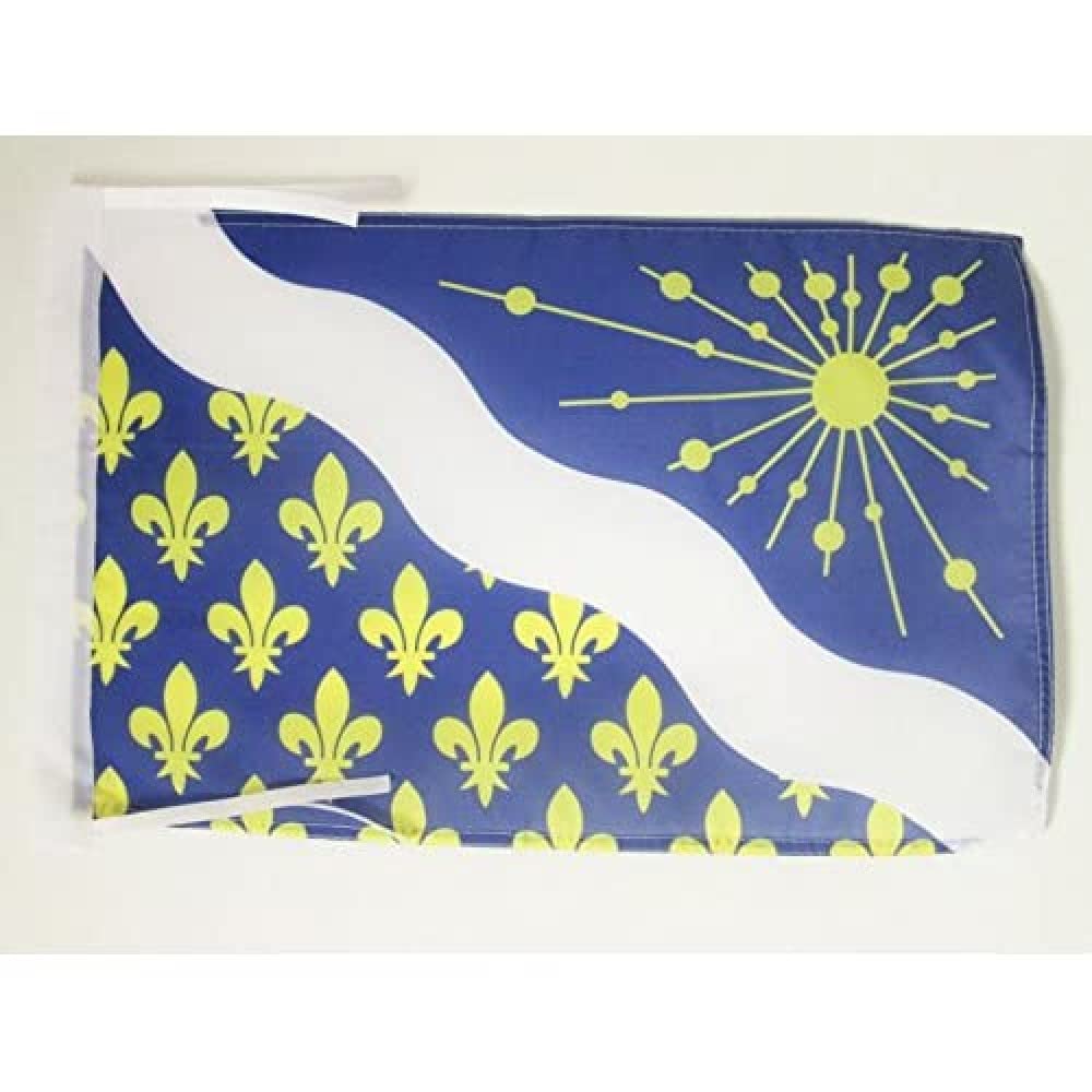 AZ FLAG - French Department of Essonne Flag - 18'' x 12'' - 100% Polyester France Small Banner with Two Cords - Fade Resistant - Vivid Colors - 18x12 in - 45x30 Cm โ image 1