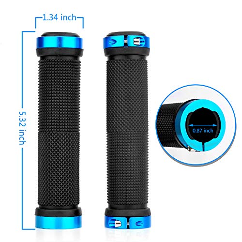 image for BOBILIFE Bike Handlebar Grips, Non-Slip-Rubber Adjustable Bicycle Hand