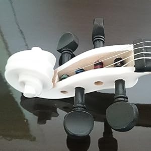 Student-Akustische-Violine-Full-44-Fichte-aus-Ahorn-mit-Fall-Schleife-Kolophonium-wei-Farbe