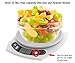 Coleman Cable Digital Kitchen Scale. Weigh Food in Grams and Ounces. 15-lb Capacity.
