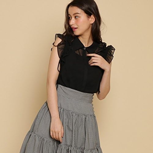 Amazon アナトリエ Anatelier Web 一部店舗限定 Supreme La La フリルノースリーブブラウス ブラック 019 38 M シャツ ブラウス 通販