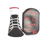 Skidders Black Sneaker Sock for Boys