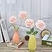 DerBlue 60pcs Artificial Roses Flowers Real Looking Fake Roses Artificial Foam Roses Decoration DIY for Wedding,Arrangements Party Home Decorations