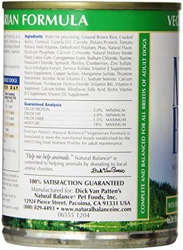 natural balance vegan formula