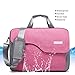 CoolBELL 15.6 inch Nylon Laptop Bag Shoulder Bag Strap Multicompartment Messenger Hand Bag Tablet Briefcase iPad Pro/Laptop/MacBook/Ultrabook/Men/Women/College,Pink