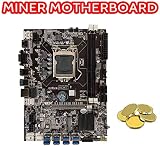 Oikabio B75 ETH Mining Motherboard 8xPCIe USB Adapter LGA1155 G1610 CPU view 4