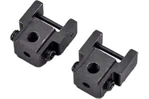 Leefasy Scroll Saw Blades Holders Scroll Saw Blades Holders Metal Pin-Less Adapter Conversion Kit Sturdy Hardware Tools, 2 Pi