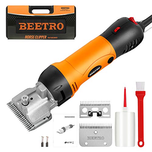 Photo 1 of BEETRO 500W Electric Professional Horse Shears, 6 Speeds Animal Grooming Clippers for Horse Equine Goat Pony Cattle, with an Extra Set of Shearing Blades