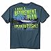 Buck Wear Retirement Plan Short Sleeve Tee, Indigo, X-Large