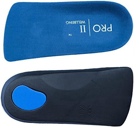 3/4 Orthotic Insoles with Arch Support and Heel Cup Fallen Arches, Flat feet