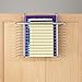 InterDesign Axis Over the Cabinet Kitchen Storage Organizer Basket for Aluminum Foil, Sandwich Bags, Cleaning Supplies - Medium, Silver