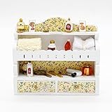Odoria 1:12 Miniature Bathroom Cabinet For Cosmetics Dollhouse Bathroom Accessories