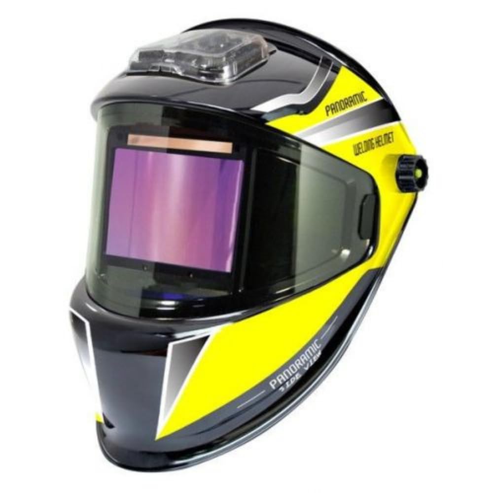 Cevik PRO - CE-PE904XL - Professional Automatic Welding Helmet - Variable Auto Darkening DIN5/9 and DIN9/13 - Welding Mask with Vision Area of 101 x 68 cm - Screen for MMA/TIG/MIG Welding