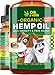 Hemp Oil for Dogs Cats Natural Hemp Extract Drops 1000 mg Made in USA Natural Dog Pain Relief Pet Stress & Anxiety Calming Support Health Easily Apply to Treats Pet Hemp Oil