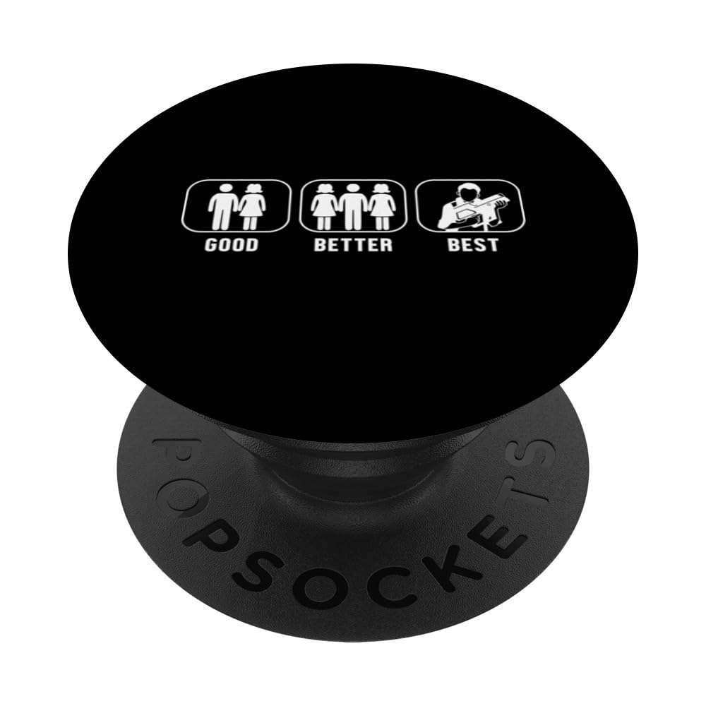 Good Better Best Laser Tag Team Adult Player Pro Laser Tag PopSockets Swappable PopGrip