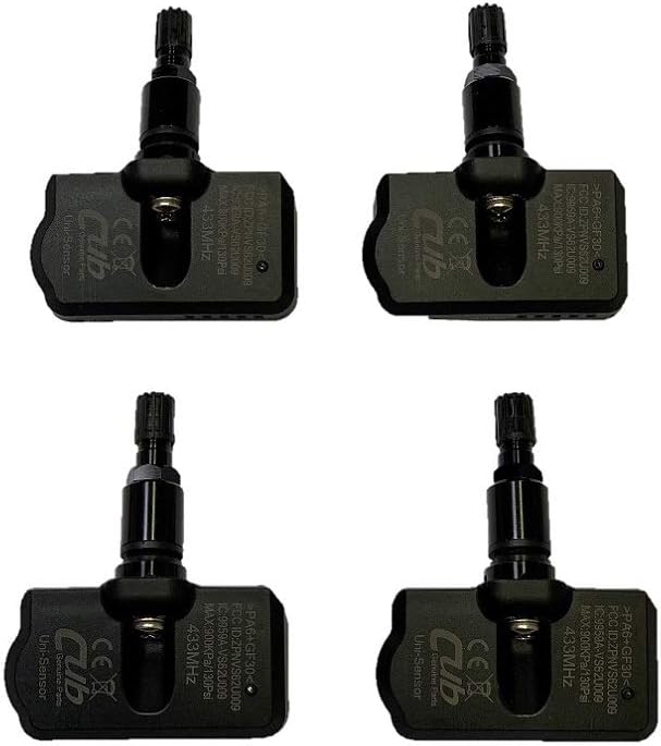 Tiraoo 4X RDKS/TPMS Metal Sensor for Mitsubishi Pajero/Shogun/Montero V80 10/2014 to 03/2019