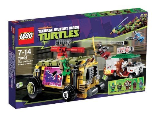 LEGO?? Teenage Mutant Ninja Turtles?? Shellraiser Street Chase w Minifigures 79104 by Lego Teenage Mutant Ninja Turtles