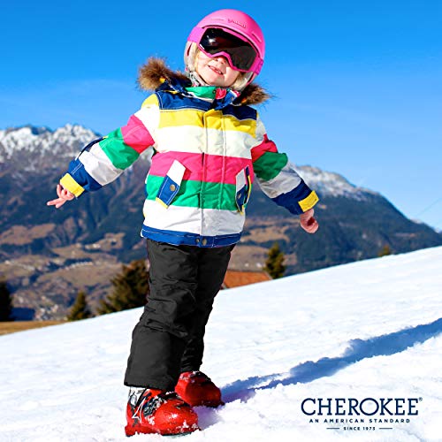 Cherokee Kids’ Snow Bib Boys and Girls Insulated Ski Pants Overalls