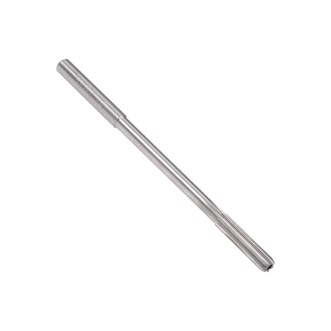 sourcing map 4.3mm Chucking Reamer, HSS Cobalt M35 Lathe Machine Reamer D4 6 Straight Flutes, Round Shank Milling Cutting Tool, for Stainless Steel Alloy Copper Metal — image 1