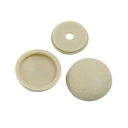 SLB Works 20pcs Universal 4mm Hole Screw Covers Caps Clips for Car Home Furniture Decor