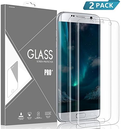 AZION Galaxy S7 Edge Screen Protector [2 Pack], Full Coverage 3D PET Soft TPU Premium Screen Film Anti- Scratch,HD Clear Anti-Bubble with Lifetime Replacement Warranty for Samsung Galaxy S7 Edge