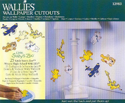 Little Suzy's Zoo NURSERY Wallpaper Cutouts - Set of 25