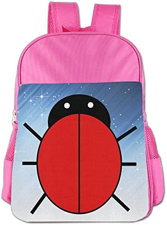 XianNonG Red Ladybug Boys And Girls Large Capacity School Bags Pink