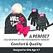 Nickelodeon JoJo Siwa Hugs & Bows Girls Winter Hat and Gloves Cold Weather Set, Age 4-7