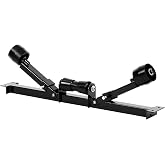 BBTO Boat Trailer Rollers Large Bottom Support Bracket with Black Rollers Capacity of 3307 lb Boat Trailer Boat Trailer Accessories Steel Adjustable Support Bracket for Small Motors Sailing Boats