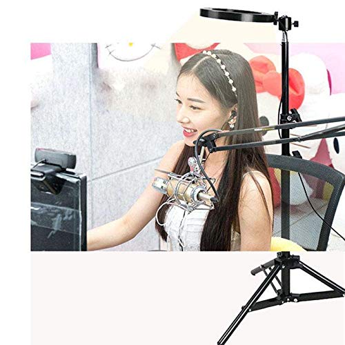amiubo Transmitir fotografía en Vivo Luz de Relleno Cámara LED Flash Luz Regulable Flashes con Zapata