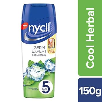 Nycil Cool Herbal, 150g + Free Glucon-D Orange 100g