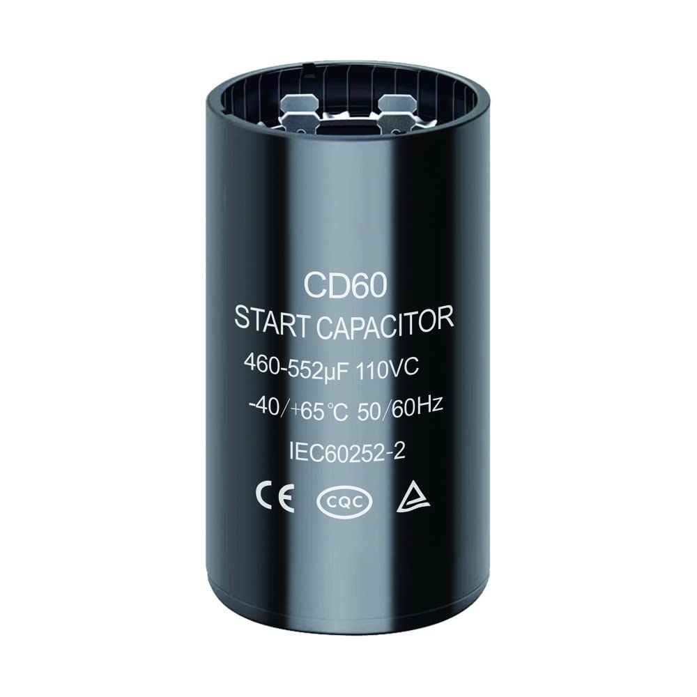 460-552 uf/MFD 110-125 VAC Round Start Capacitor