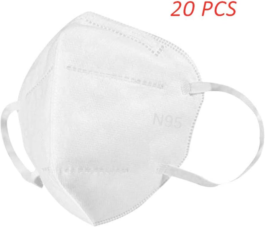 20 PCS Safety Màsks, Kη95 Respiràtor Face Màsks, Medicàl Reusable Mouth Màsk for Health Protection…