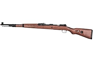 LANCER TACTICAL Kar 98K WWII German Infantry Realistic Cycling Bolt Action Airsoft Rifle- Real Wood