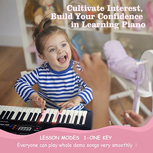 Souidmy CL260 61 Key Quick Start Electric Keyboard, 3 Lesson Modes